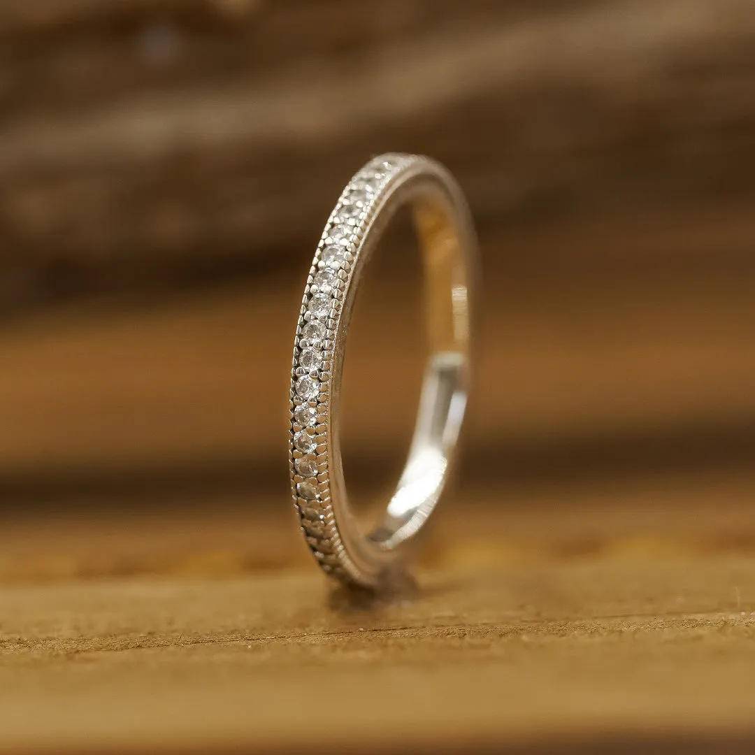 The Eternity Stacking Ring sold by Antler Rings