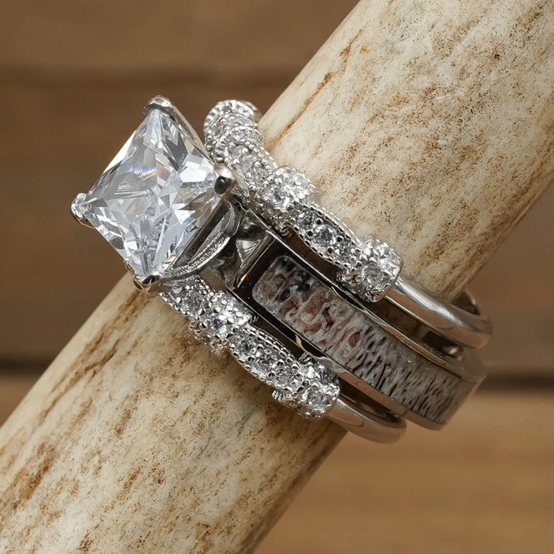 The Regal Stacking Band sold by Antler Rings product image thumbnail 5