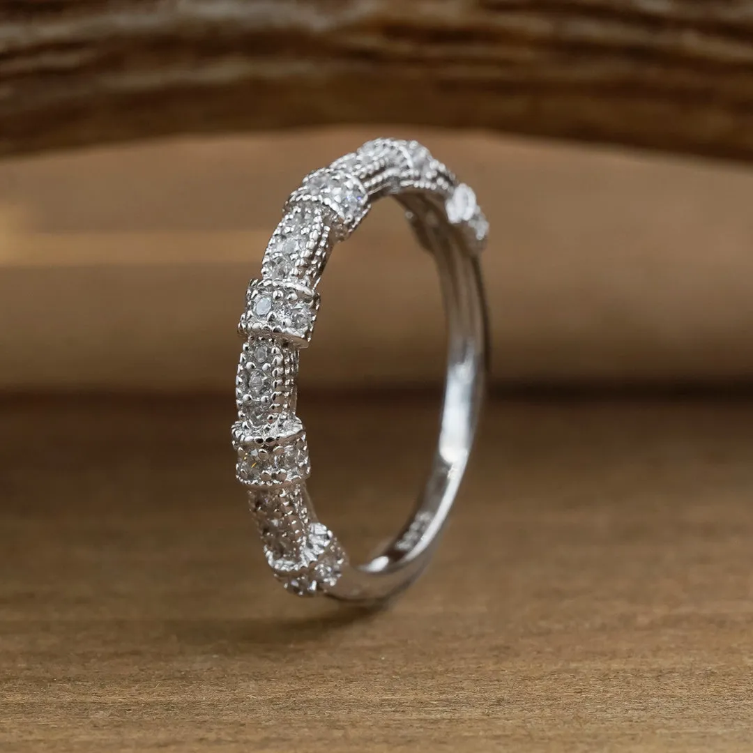 The Regal Stacking Band sold by Antler Rings