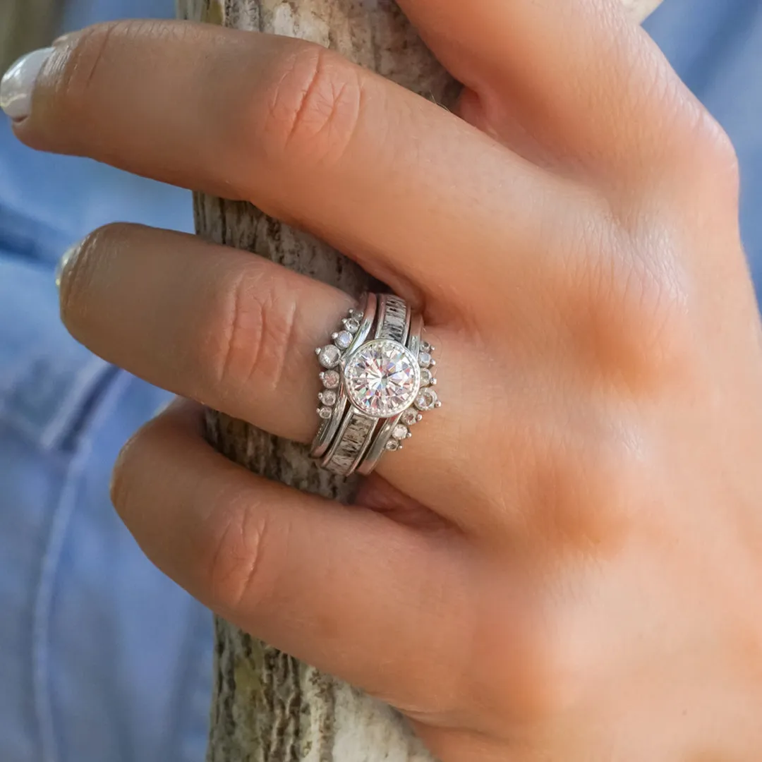 The Grand Avonelle & Wishbone Set sold by Antler Rings product image thumbnail 2