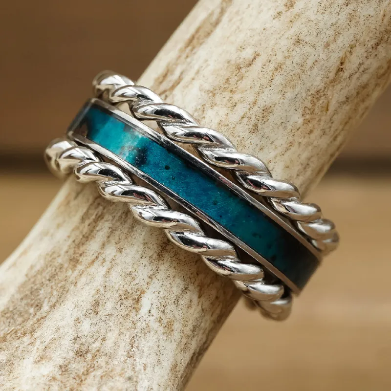 The Twisted Patina Set sold by Antler Rings