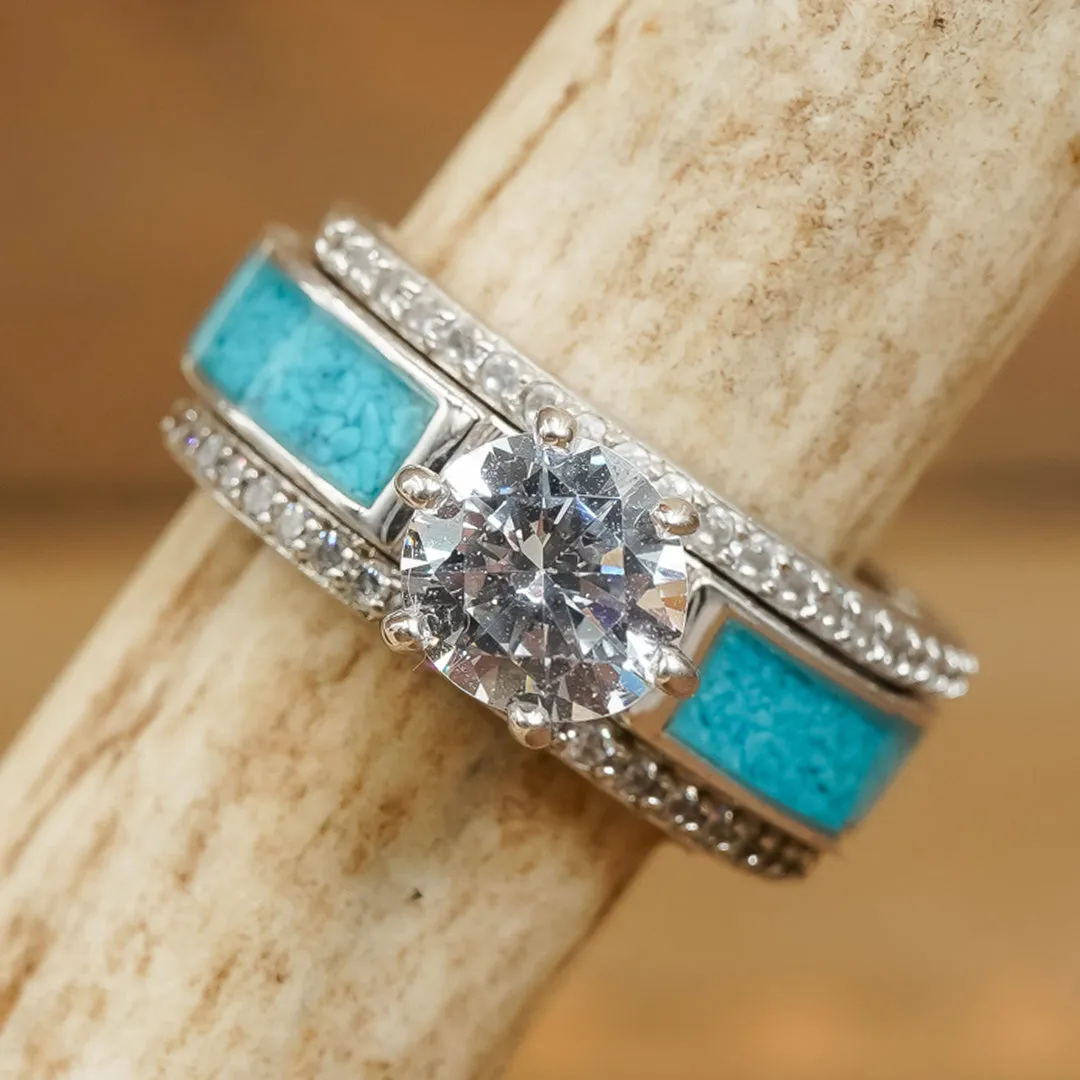 Grand Tahoe Wedding Set sold by Antler Rings