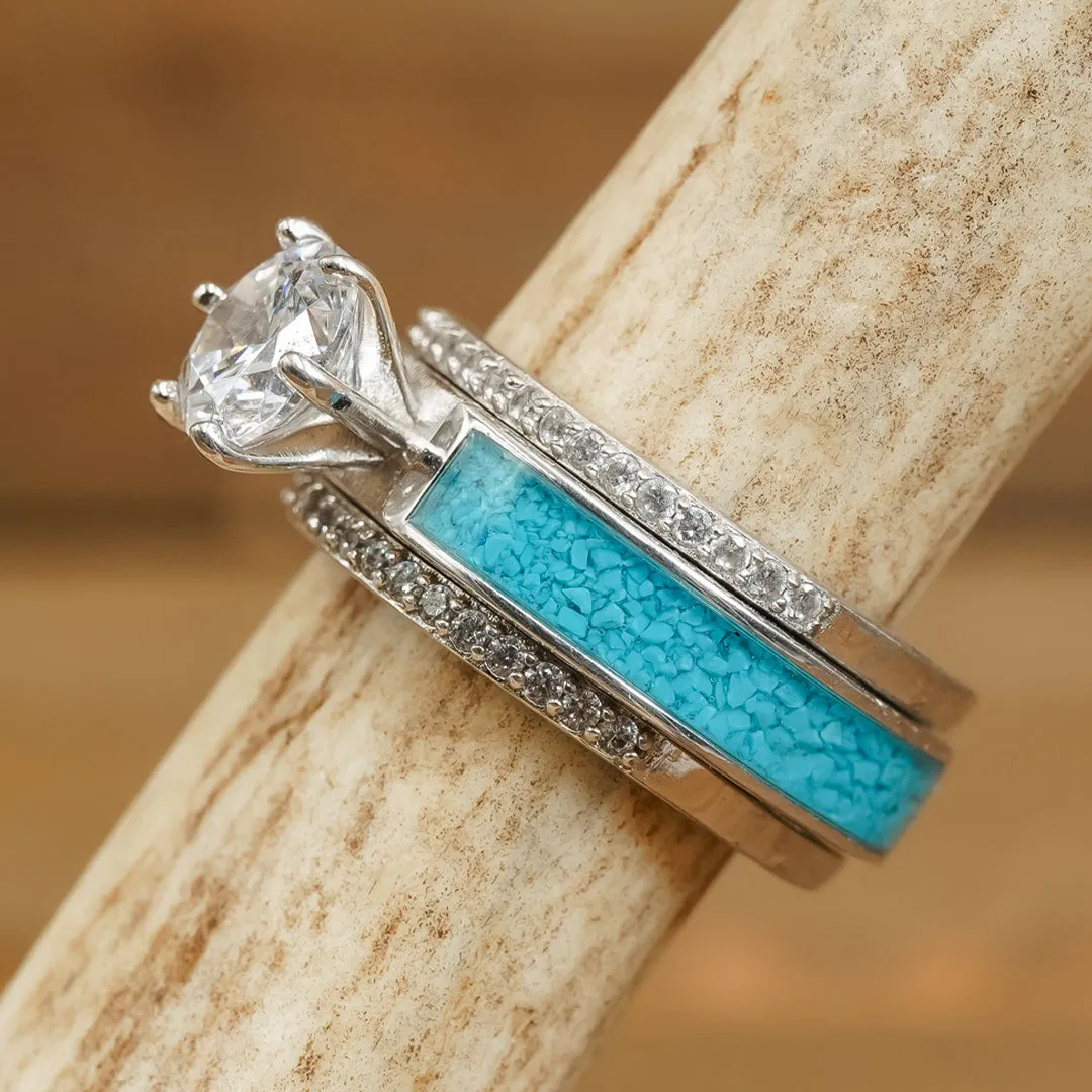 Grand Tahoe Wedding Set sold by Antler Rings product image thumbnail 2