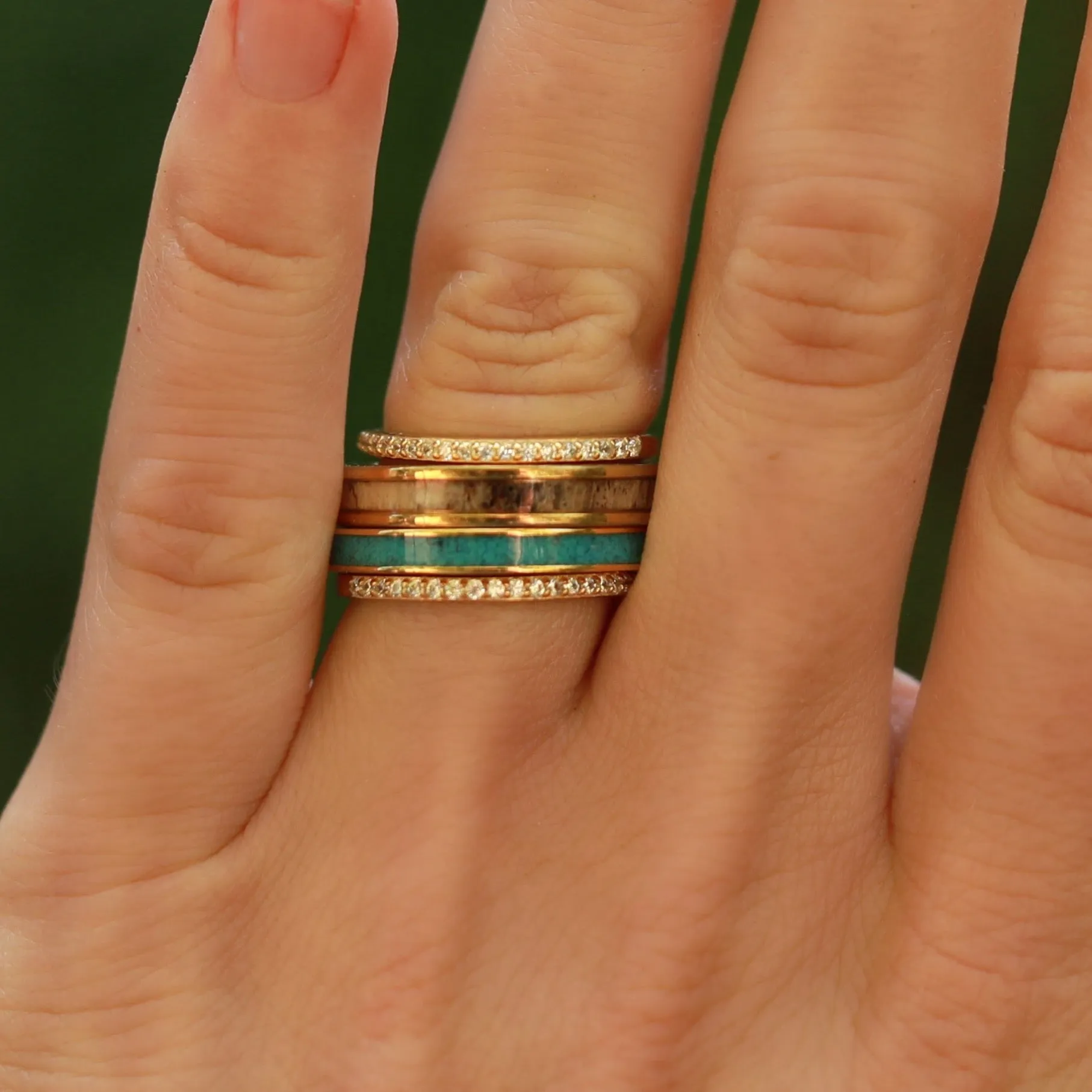 The Galena {Gold or Rose Gold} sold by Antler Rings product image thumbnail 5