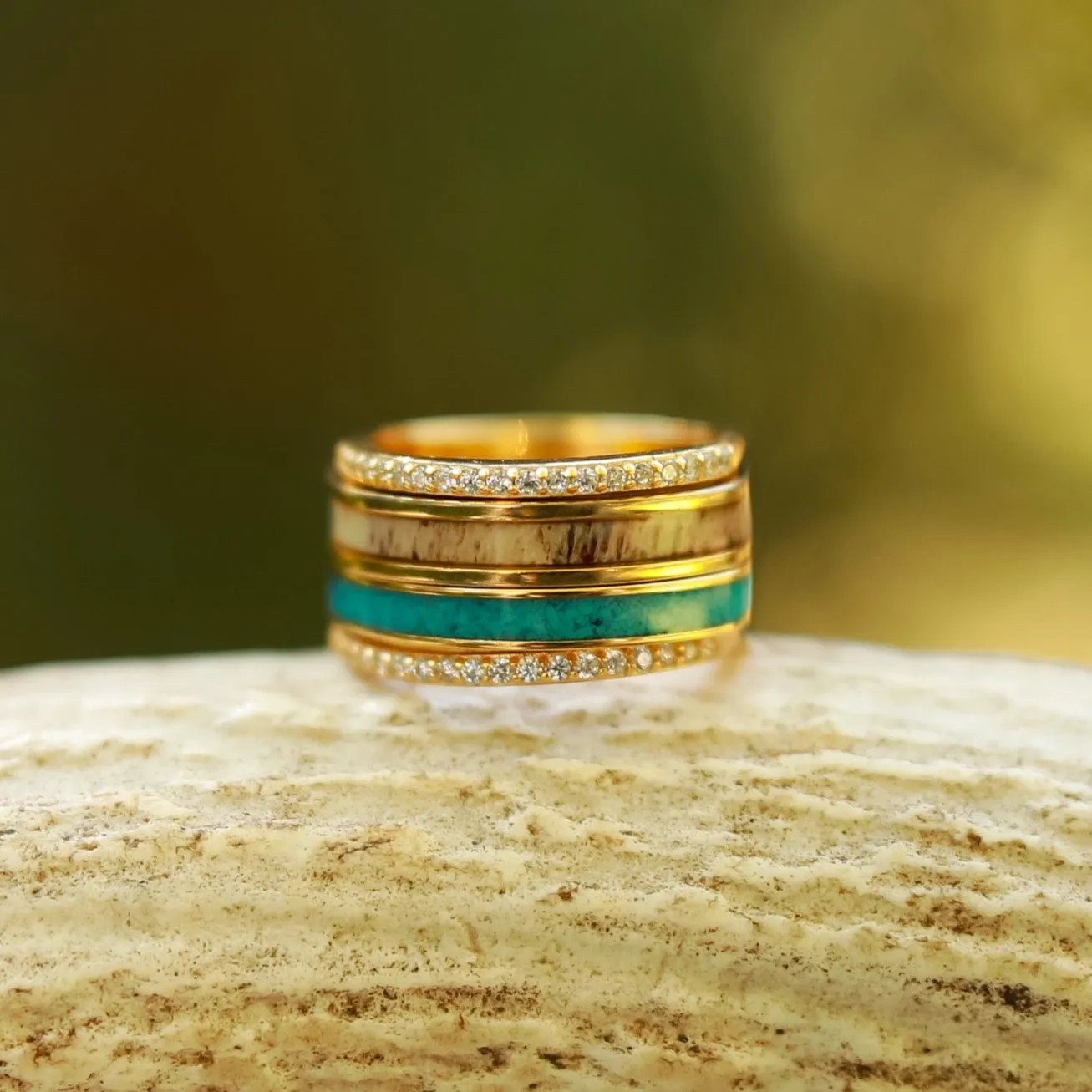 The Galena {Gold or Rose Gold} sold by Antler Rings product image thumbnail 3