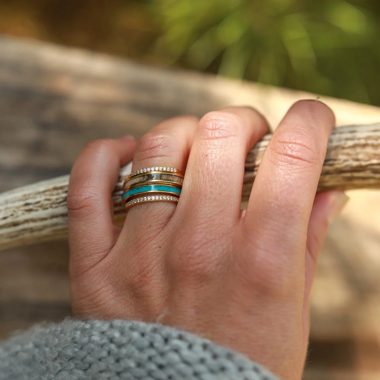The Galena {Gold or Rose Gold} sold by Antler Rings product image thumbnail 2