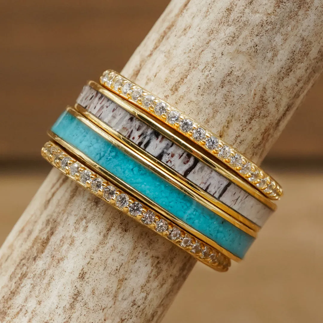 The Galena {Gold or Rose Gold} sold by Antler Rings