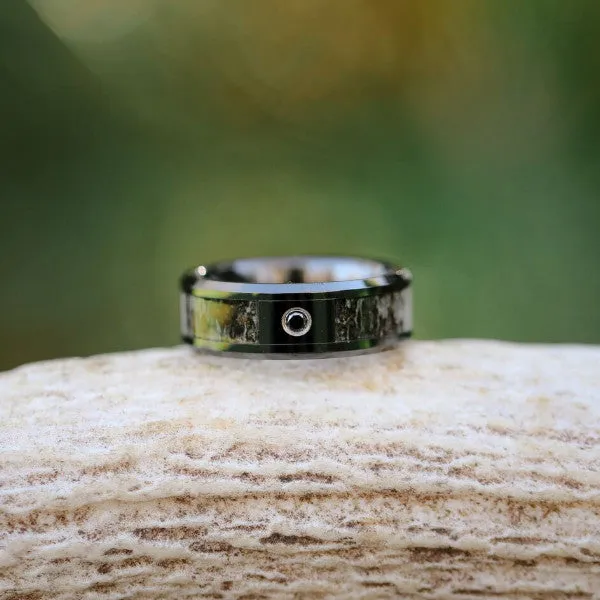The Apache (Genuine Black Diamond) sold by Antler Rings product image thumbnail 3