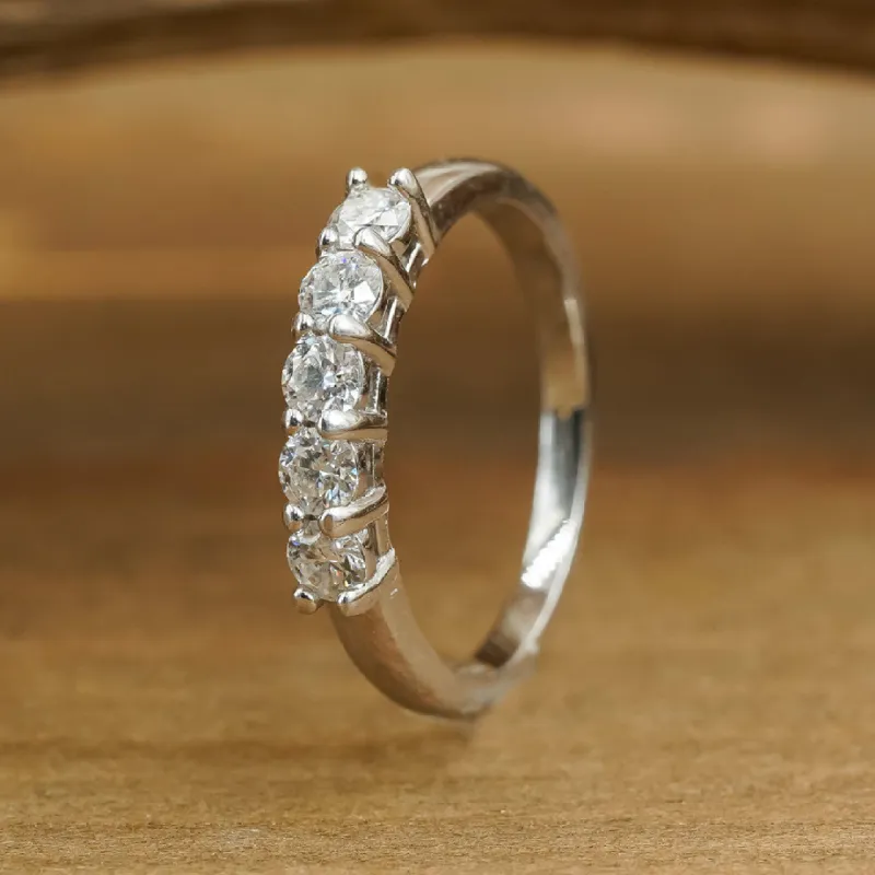 The 5-Stone Stacking Band sold by Antler Rings