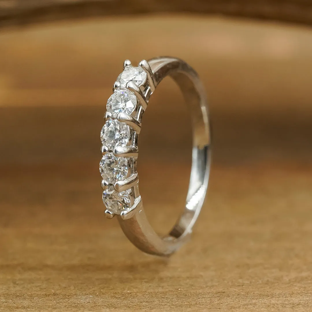 The 5-Stone Stacking Band sold by Antler Rings