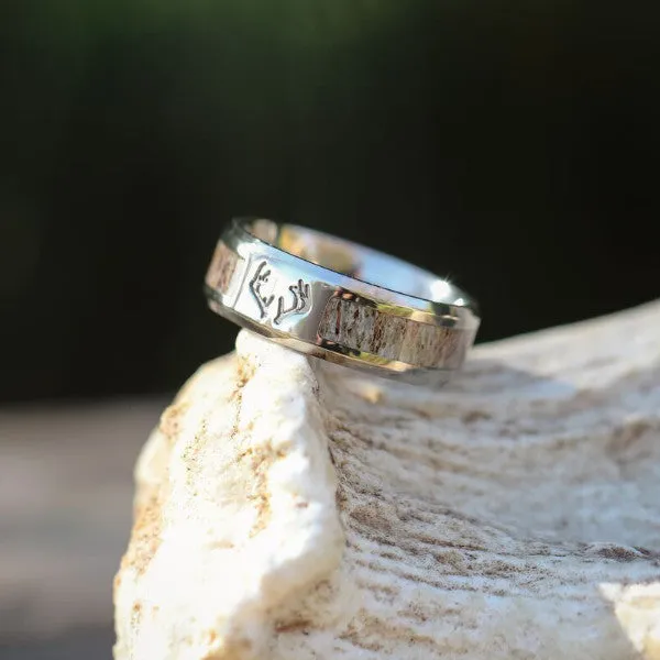 The Silver Stag sold by Antler Rings product image thumbnail 2