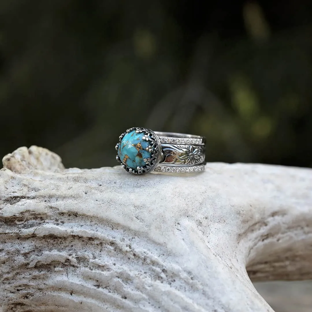 The Etosha & CZ Stacker Set sold by Antler Rings product image thumbnail 2