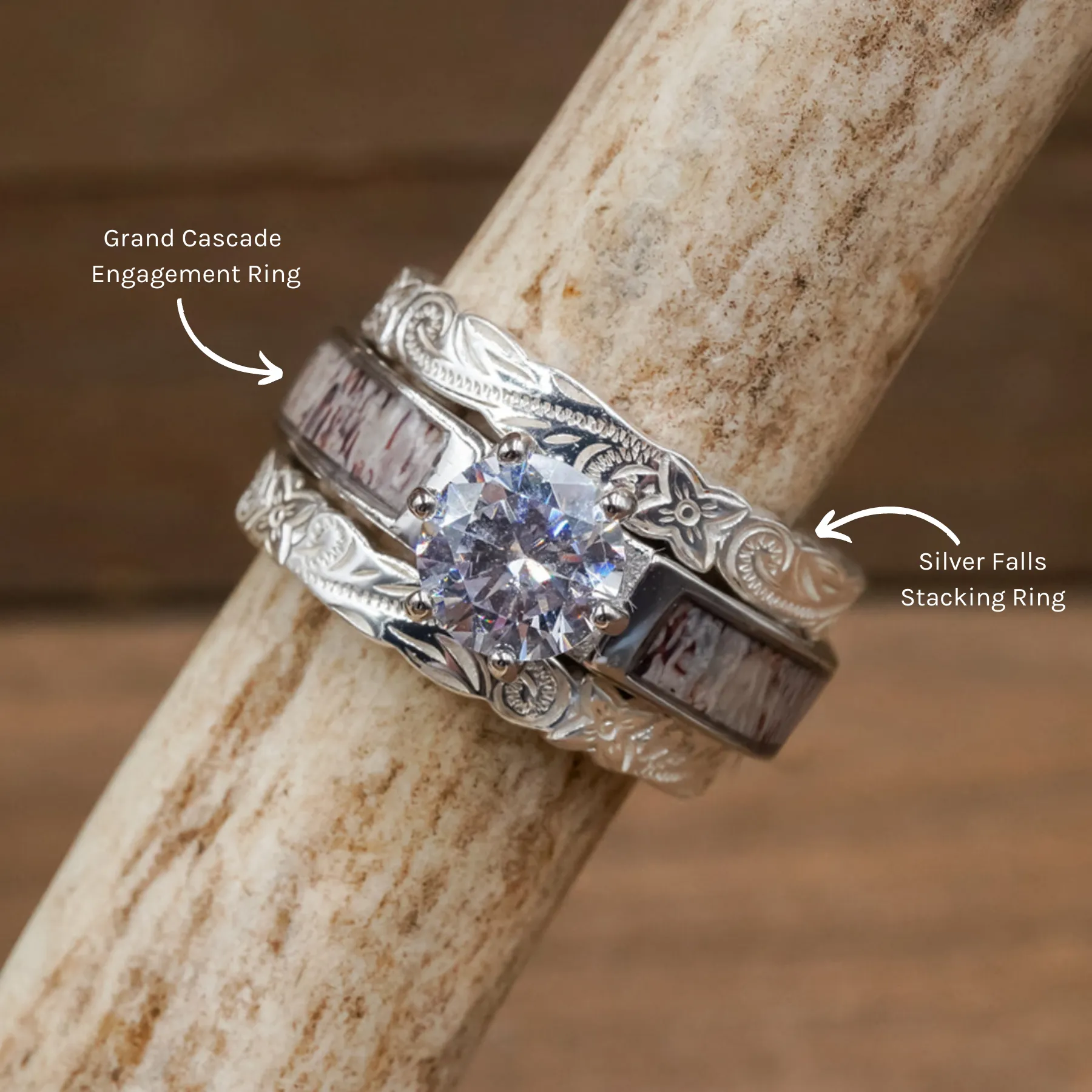 The Grand Cascade sold by Antler Rings product image thumbnail 5