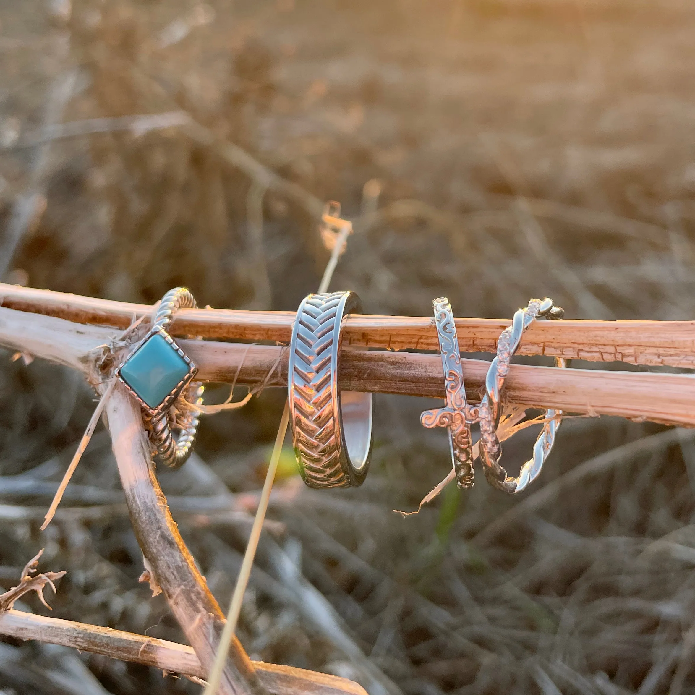 The Herringbone sold by Antler Rings product image thumbnail 4