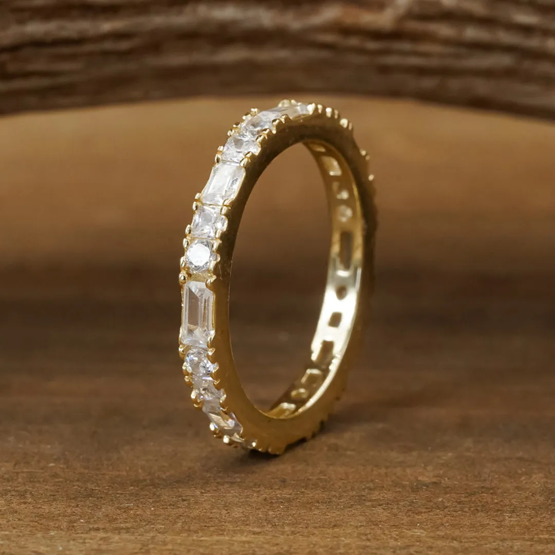 The Baguette Stacking Ring sold by Antler Rings product image thumbnail 3