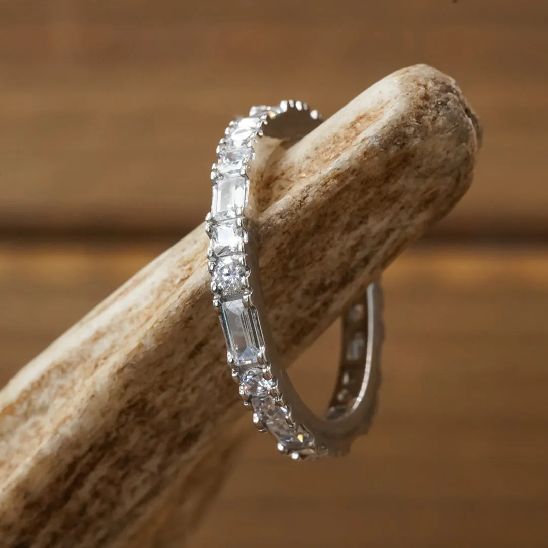 The Baguette Stacking Ring sold by Antler Rings product image thumbnail 5