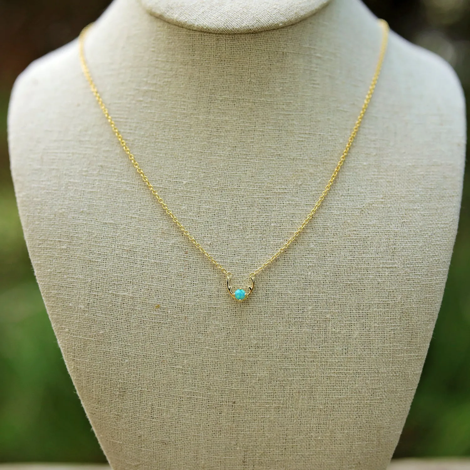 The Antler Opal Necklace sold by Antler Rings product image thumbnail 3