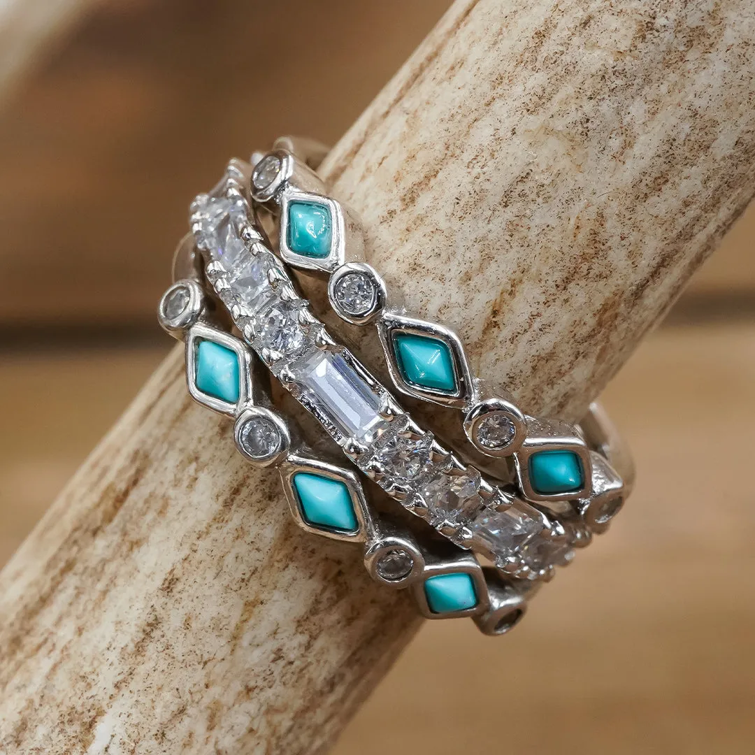 The Pipestone Stacker Set sold by Antler Rings product image thumbnail 4