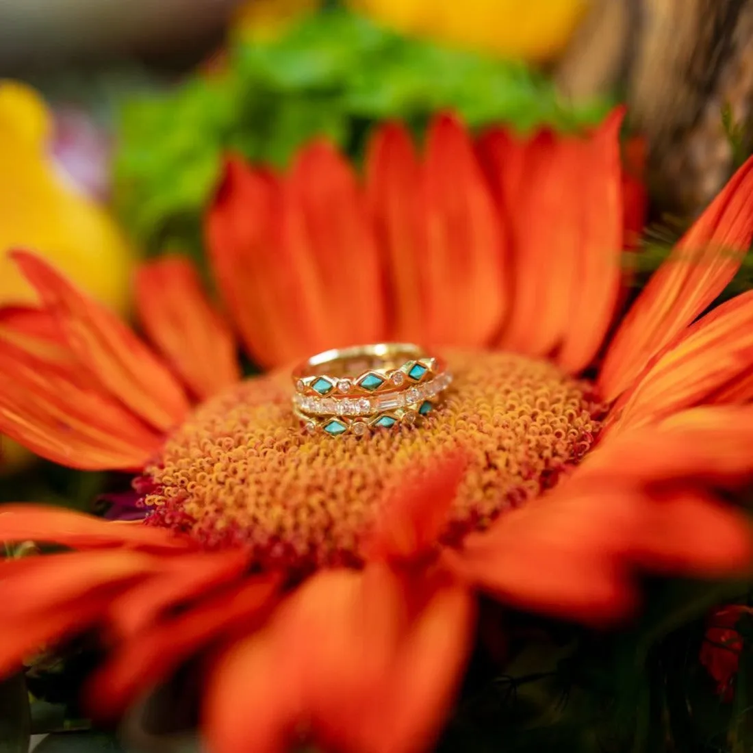 The Pipestone Stacker Set sold by Antler Rings product image thumbnail 5