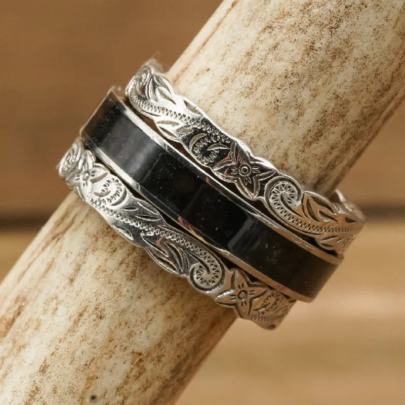 The Lovina Silver Falls Set sold by Antler Rings