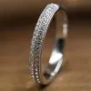 The Two Row CZ Stacking Ring sold by Antler Rings