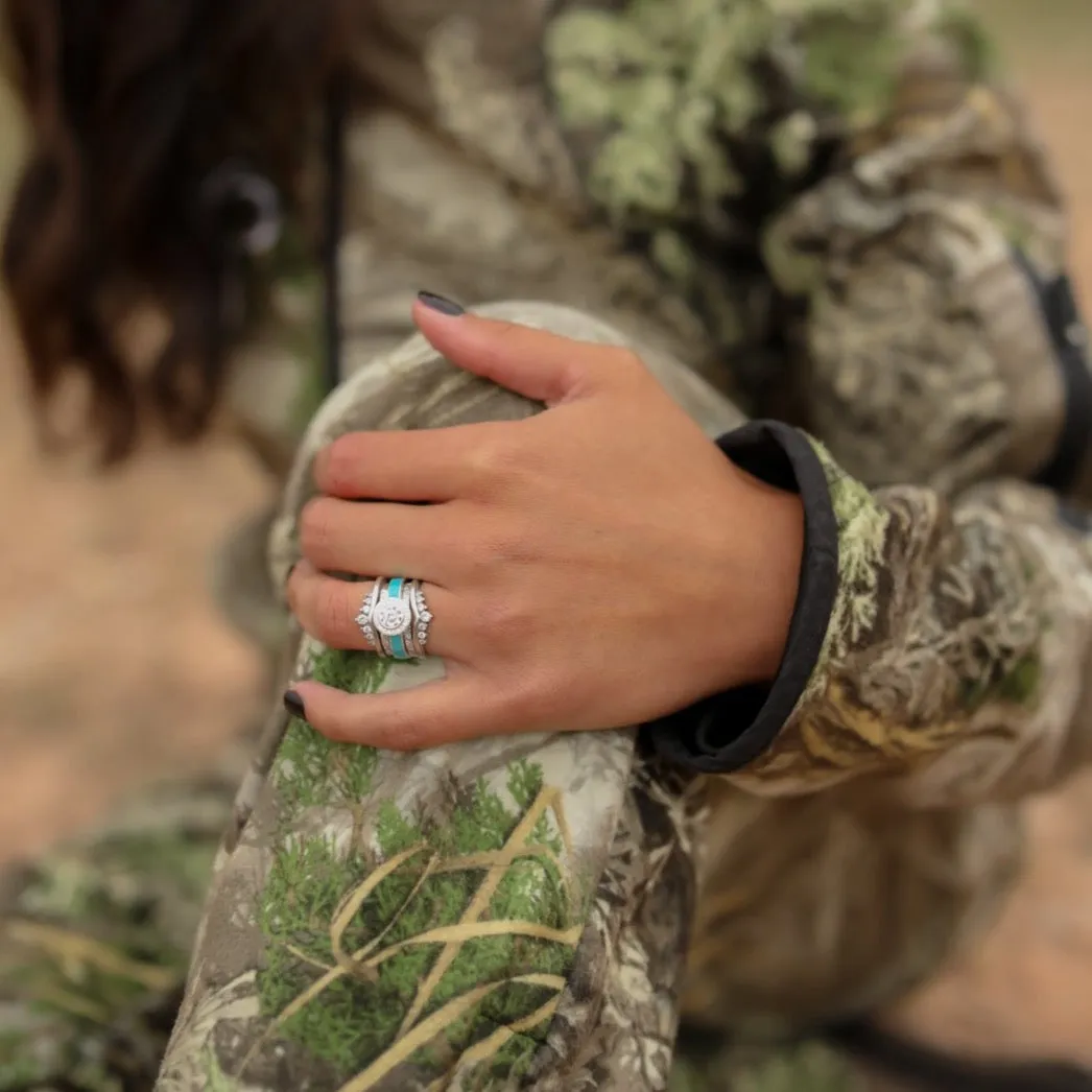 The Wishbone Stacker Set sold by Antler Rings product image thumbnail 3