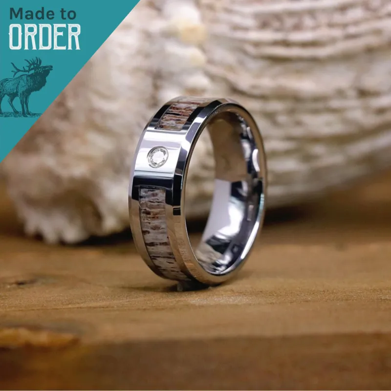 The Comanche (Genuine Diamond) sold by Antler Rings