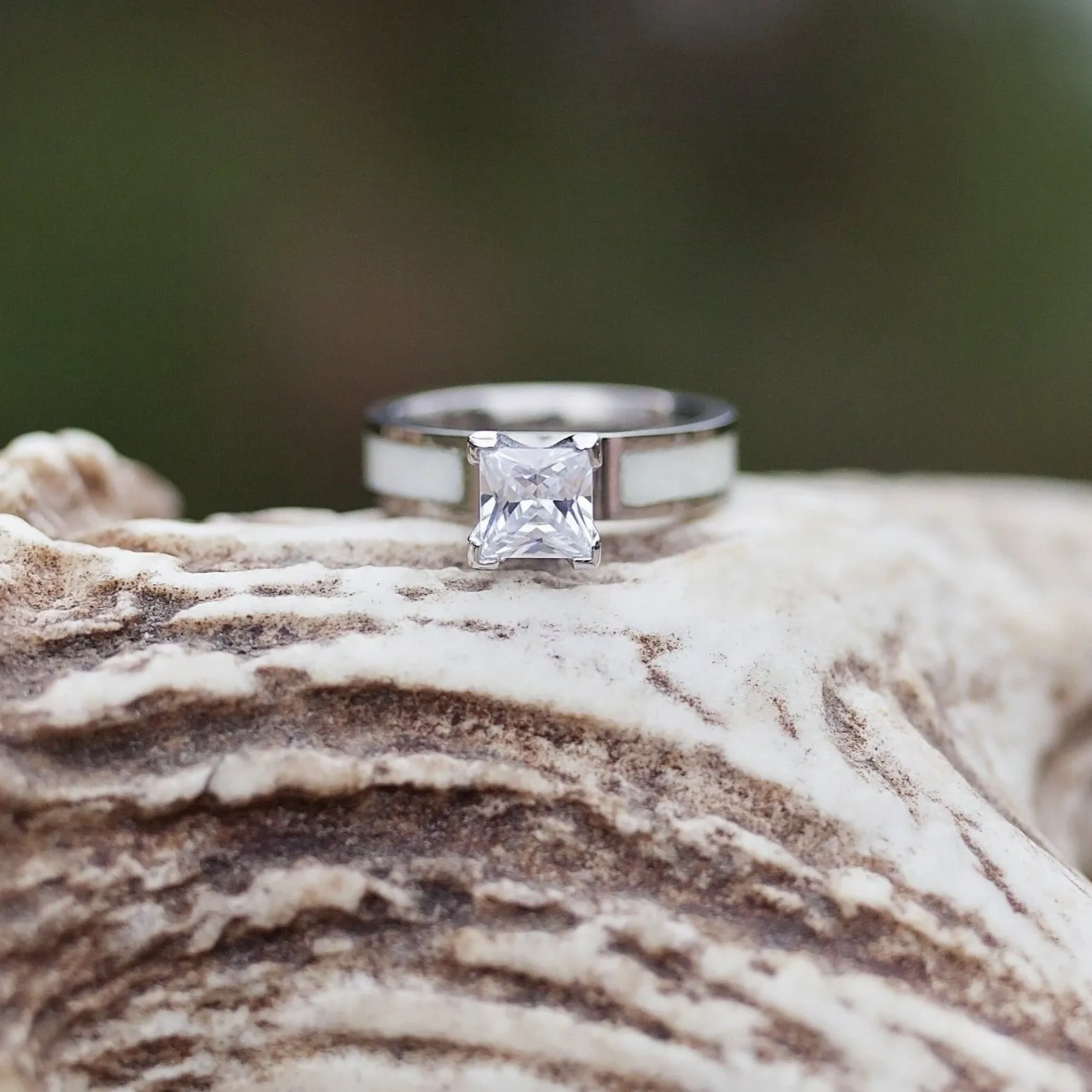 The Grand Ladybird - Titanium sold by Antler Rings product image thumbnail 5