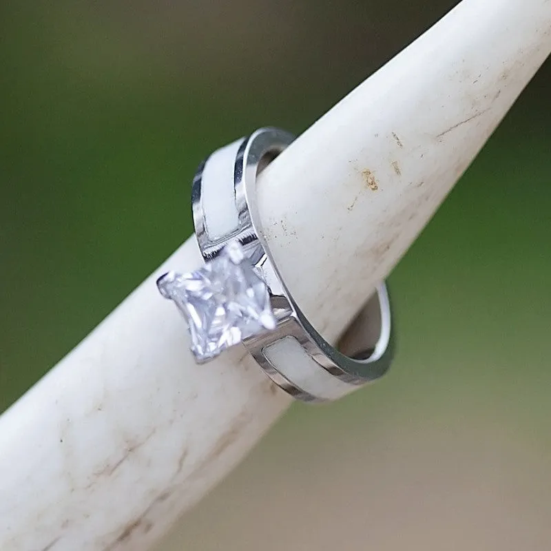 The Grand Ladybird - Titanium sold by Antler Rings product image thumbnail 3