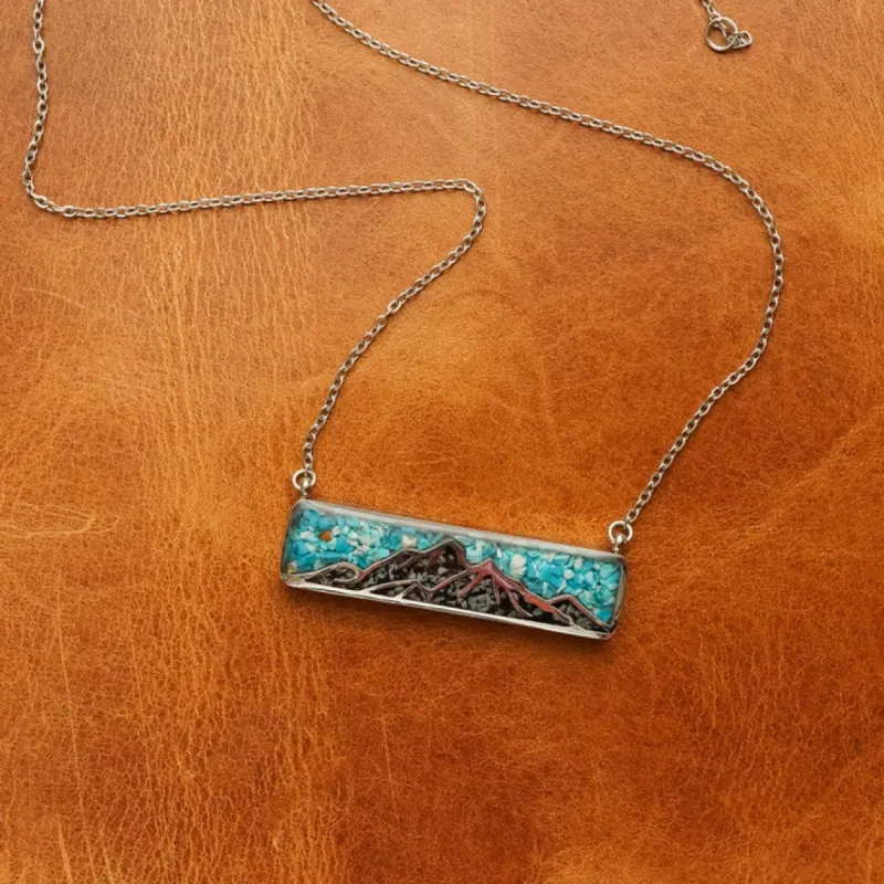 The Blue Sky Mountain Range sold by Antler Rings