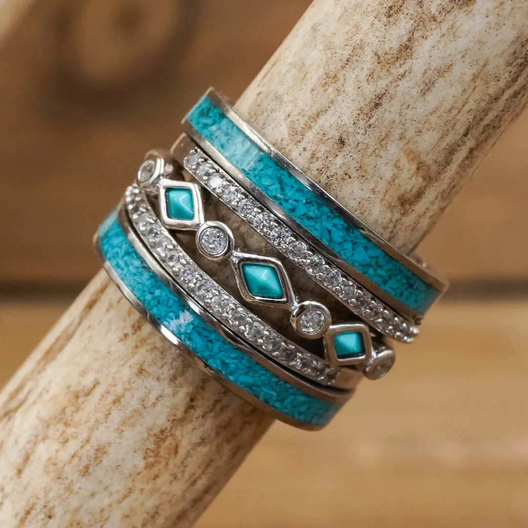 The Marfa Stacker Set sold by Antler Rings product image thumbnail 5