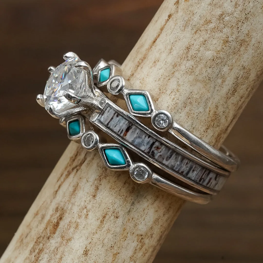Lux Grand Cascade Tulum Wedding Set sold by Antler Rings product image thumbnail 3