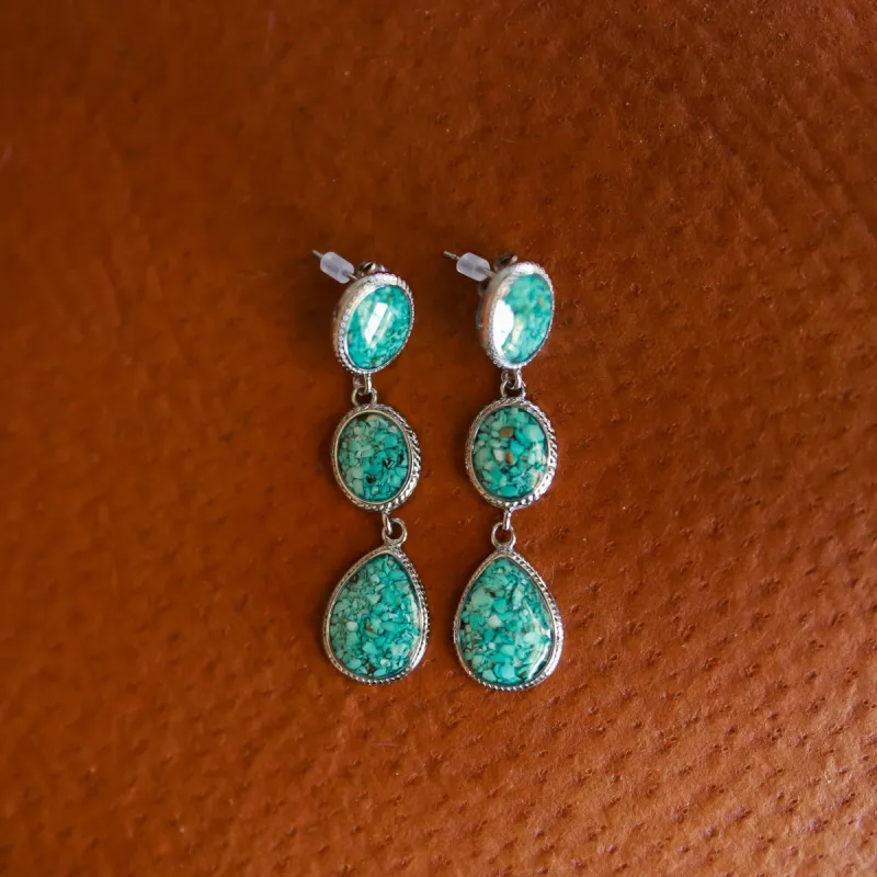 The Emmy Drop Earrings sold by Antler Rings