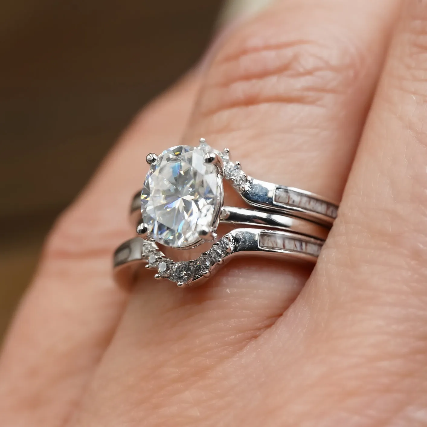 The Azel & Sarita Wedding Set sold by Antler Rings product image thumbnail 2