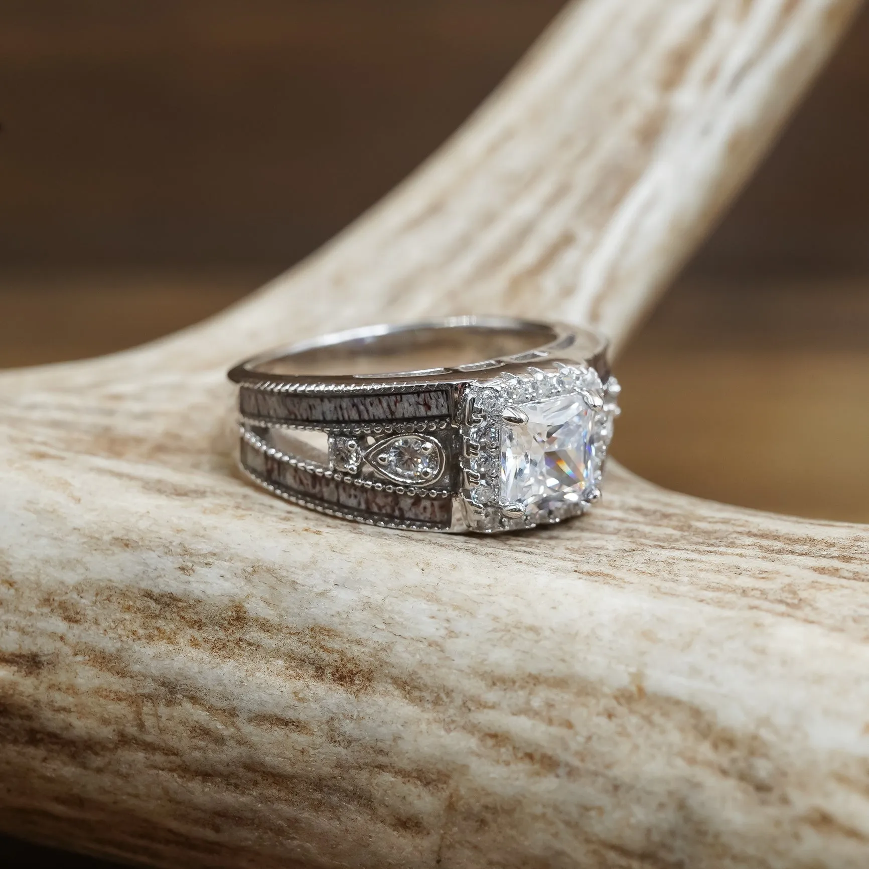 The Grand Rainier sold by Antler Rings product image thumbnail 3
