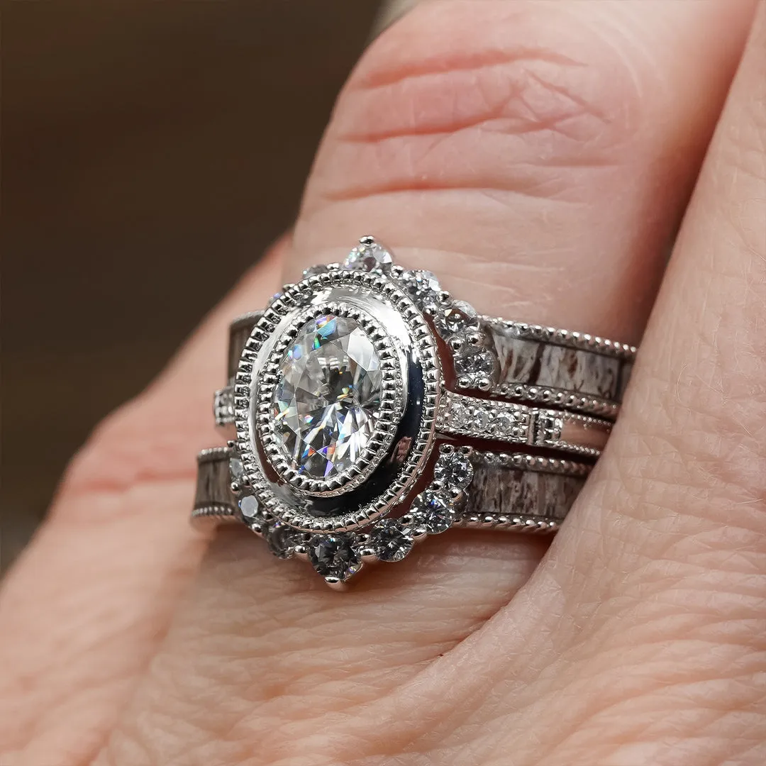 The Alta Stacking Band sold by Antler Rings product image thumbnail 5