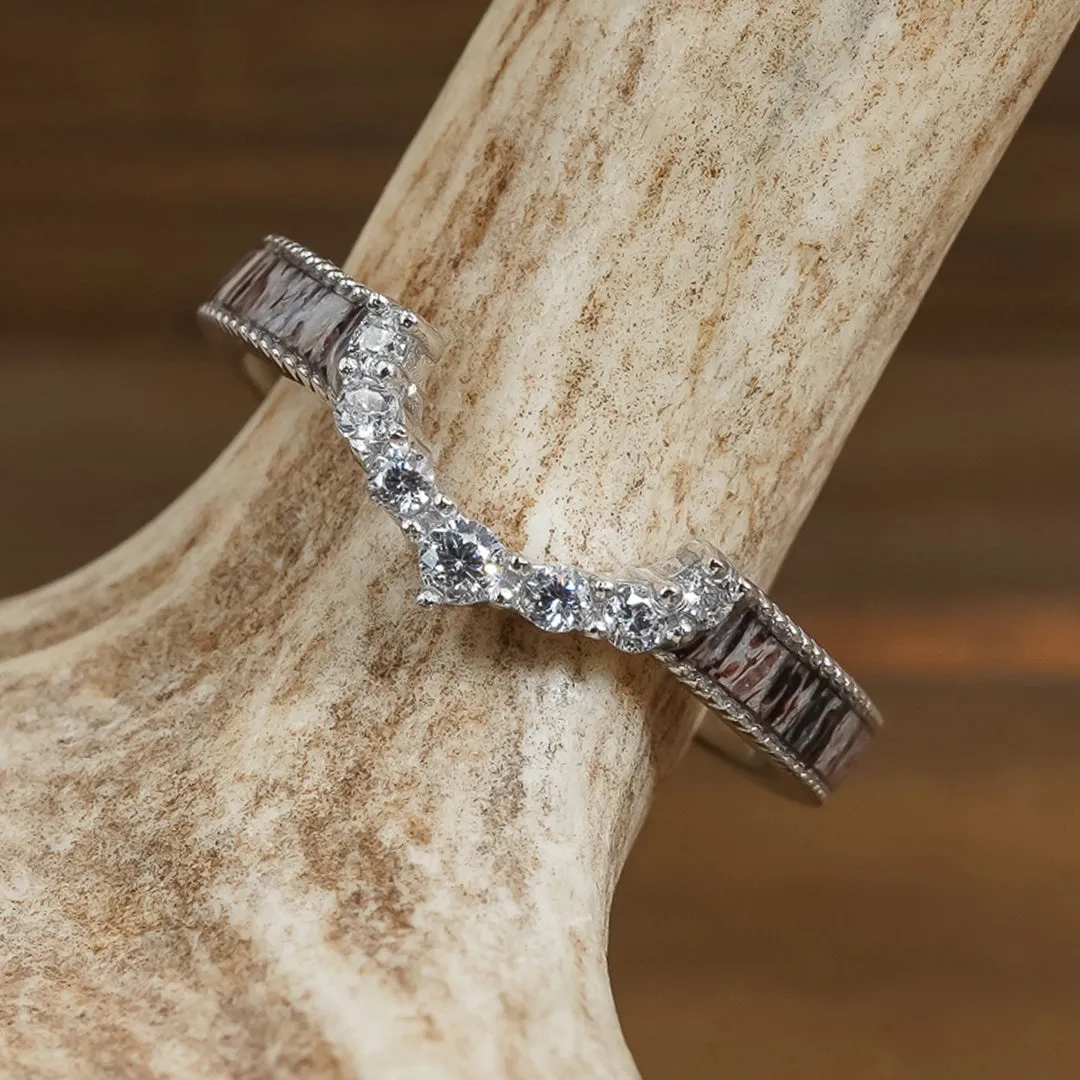 The Alta Stacking Band sold by Antler Rings