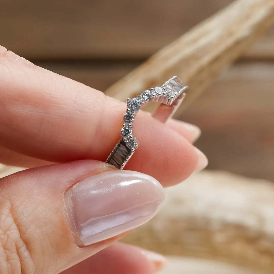 The Alta Stacking Band sold by Antler Rings product image thumbnail 2