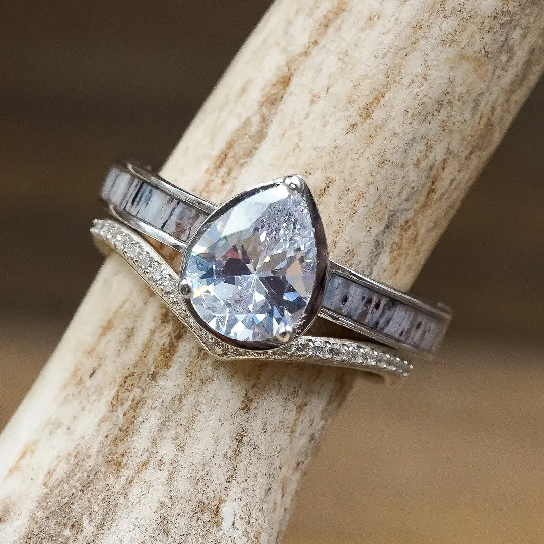 The Jolene Stacking Band sold by Antler Rings product image thumbnail 2