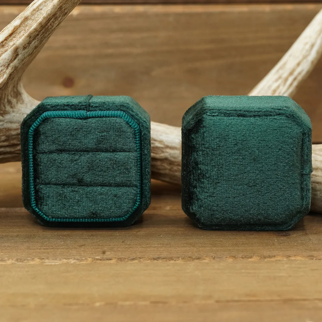 2 Slot Velvet Ring Box - Promo* sold by Antler Rings product image thumbnail 4