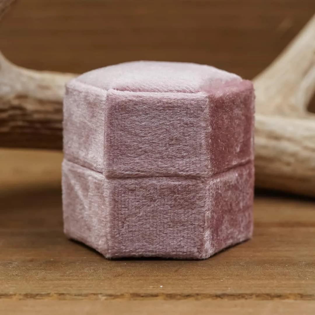 2 Slot Velvet Ring Box - Promo* sold by Antler Rings product image thumbnail 2