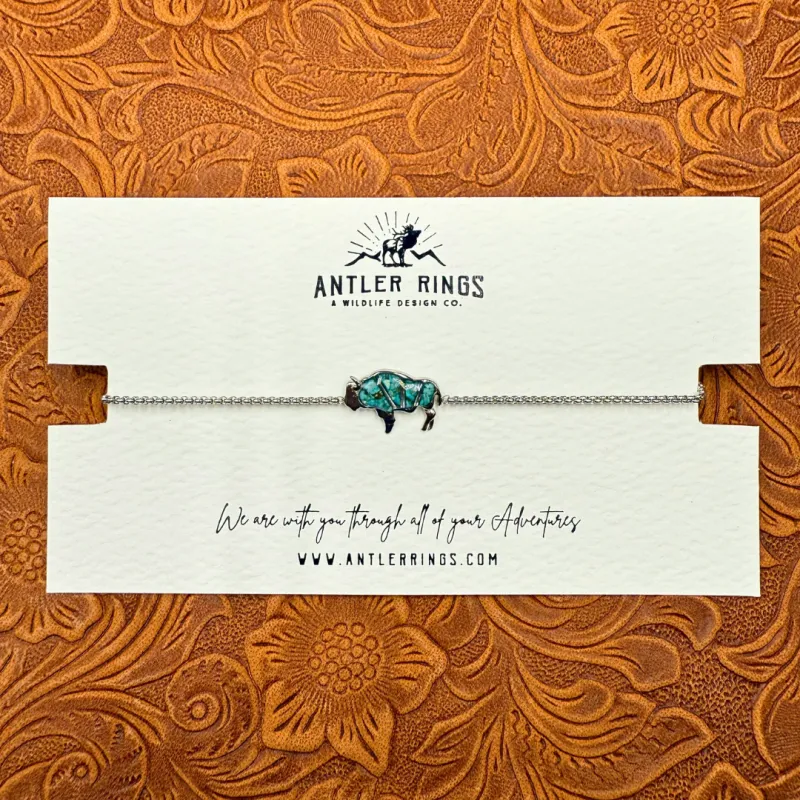 The Bison Bracelet sold by Antler Rings