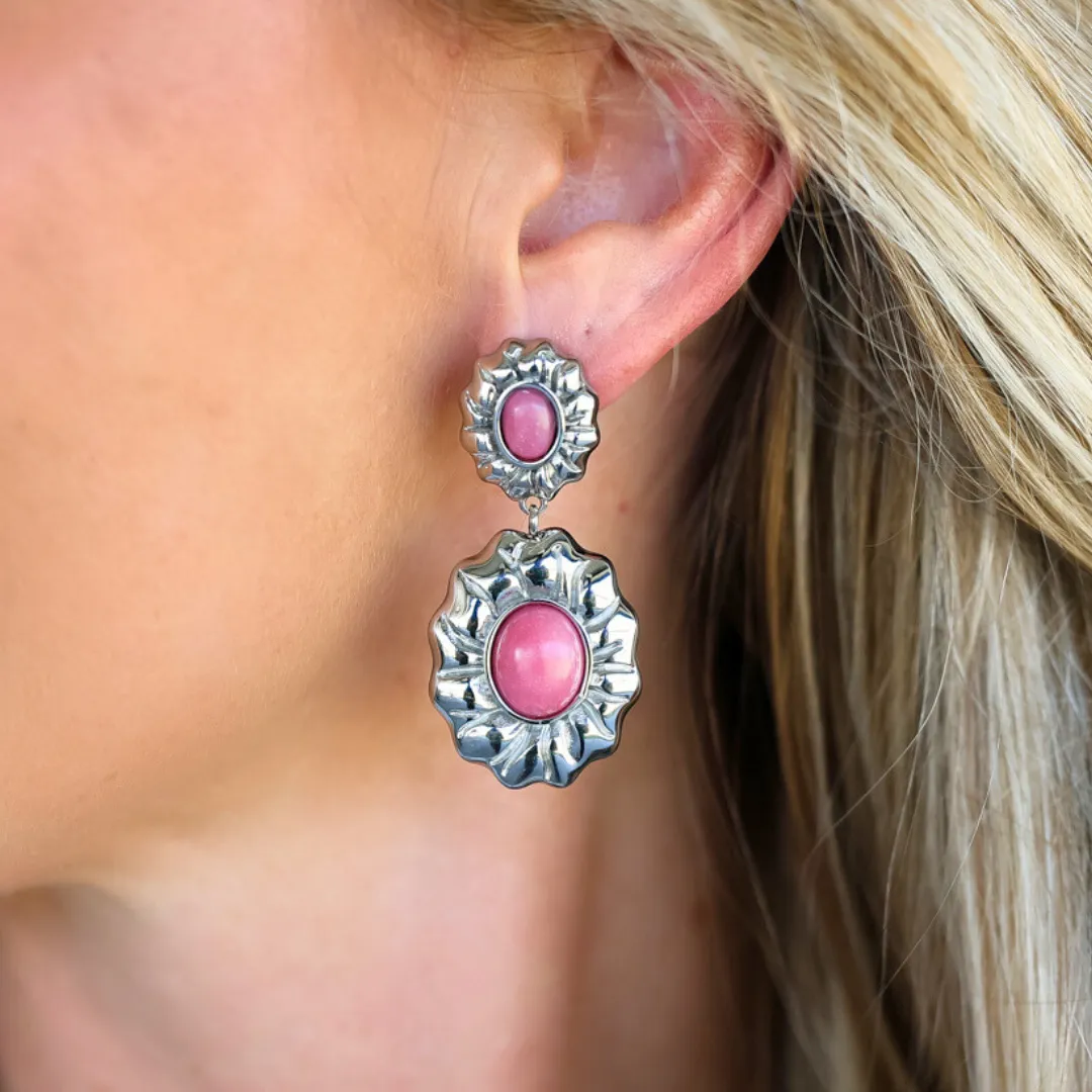 The Michelle Drop Earrings sold by Antler Rings