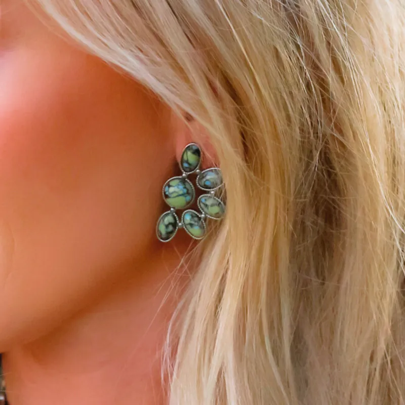 The Lottie Stud Earrings sold by Antler Rings