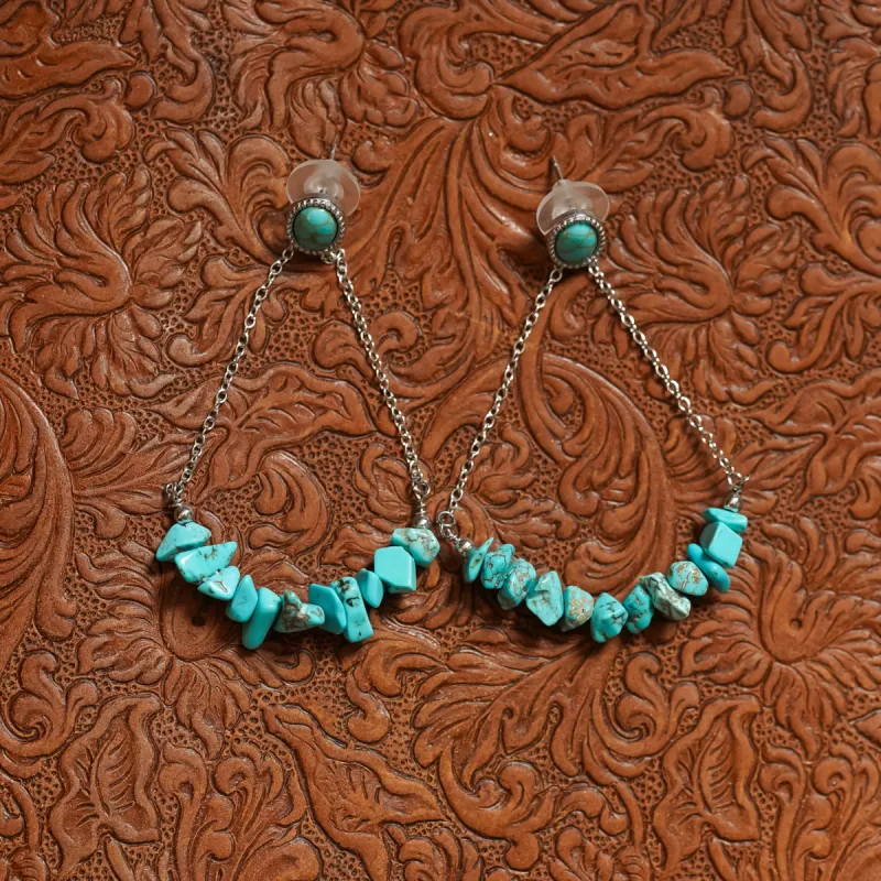 The Turquoise Stack Earrings sold by Antler Rings