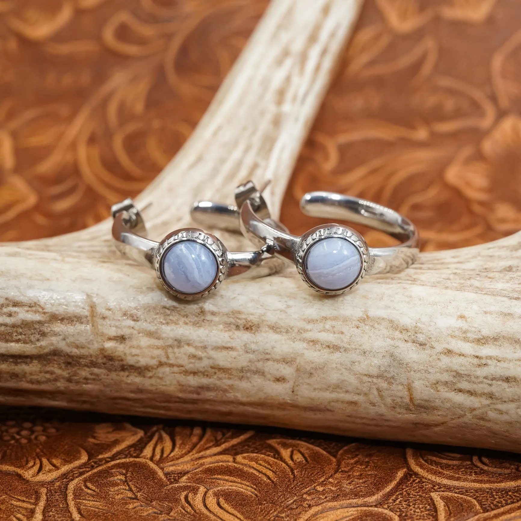 The Tillie Hoops sold by Antler Rings product image thumbnail 3