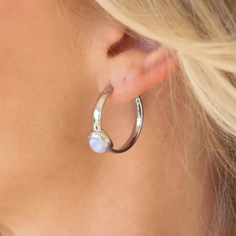 The Tillie Hoops sold by Antler Rings