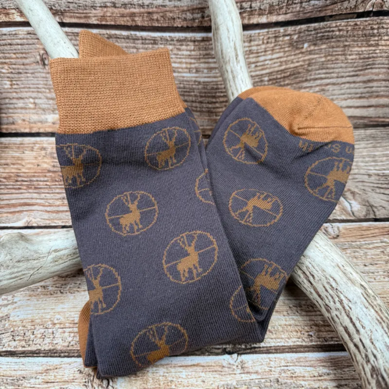 Bull's-Eye Socks sold by Antler Rings