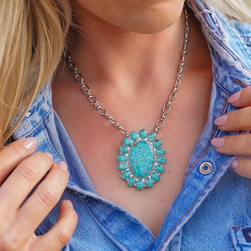 The Jewel Pendant Necklace sold by Antler Rings