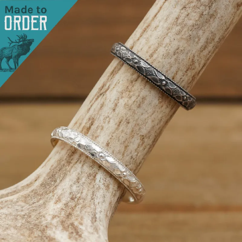 The Etosha Stacking Ring sold by Antler Rings